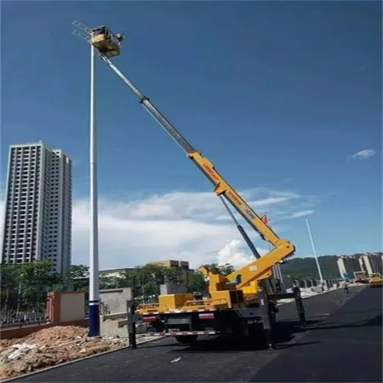 舟山维修路灯的曲臂升降车出租