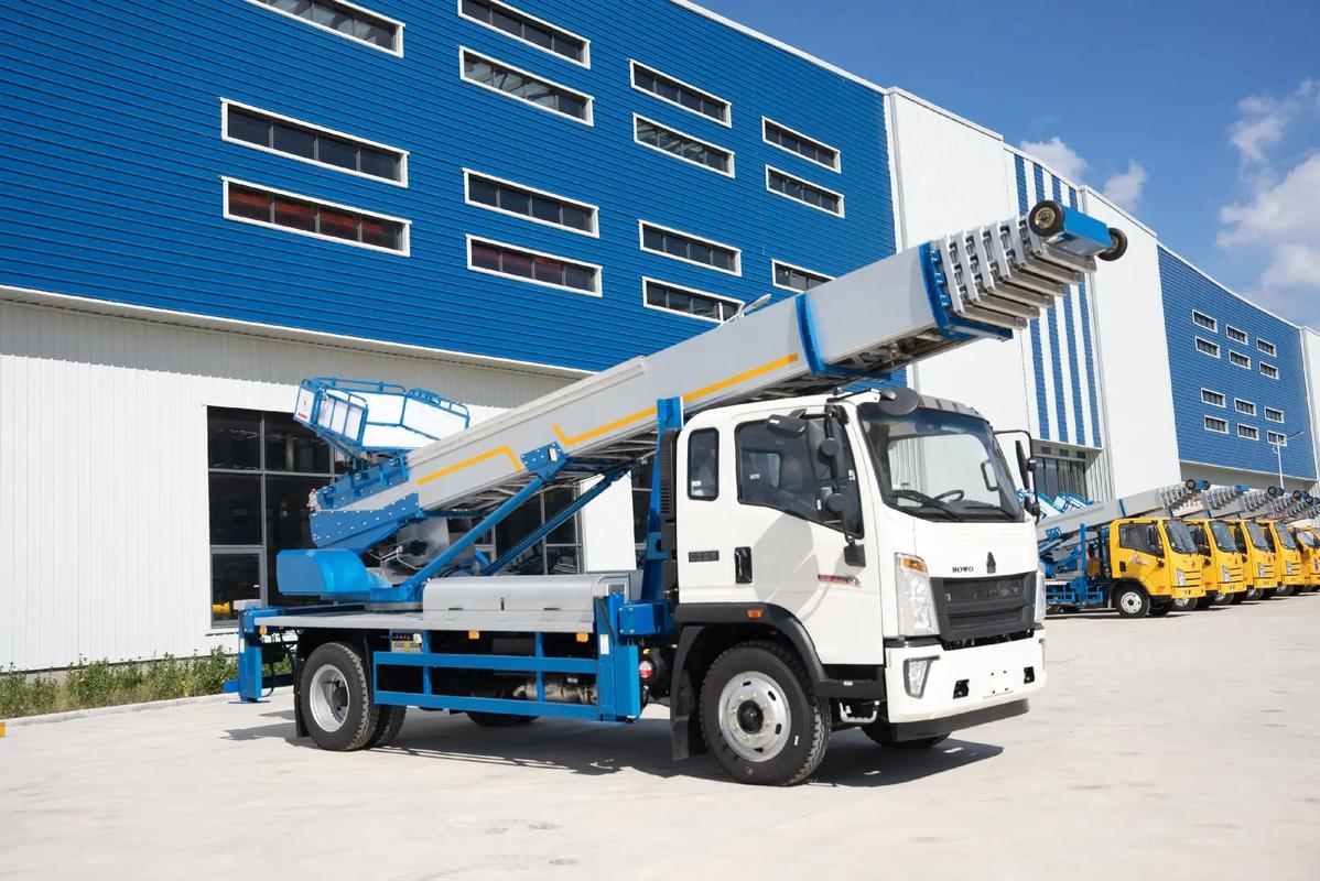 舟山出租云梯车高空作业车 建筑垃圾搬运